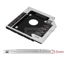 2nd HDD SSD Hard Drive Caddy Bracket for Universal 9.5mm SATA Optical Drive Slot picture