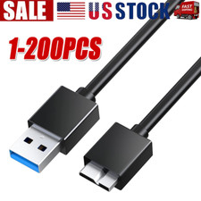 Micro USB 3.0 Cable High Speed Data SYNC For HDD External Hard Drive LOT picture