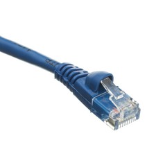 Snagless Shieled 14 Foot Cat5e Blue Network Ethernet Patch Cable picture