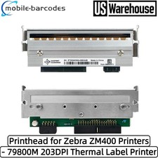 New Printhead for Zebra ZM400 Printhead 203dpi Thermal Label Printer PN: 79800M picture