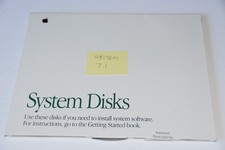 Sealed 1991 Vintage Apple Macintosh System 7.1 Disks 914-0363-B Software Q605 picture