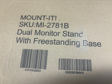 Mount It Dual Monitor Stand with Freestanding Desktop Base MI-2781 picture