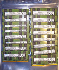 Samsung 16GB Lot (16x16GB) DDR4 SO-DIMM PC4-2400T 260-Pin Non-ECC MPN picture