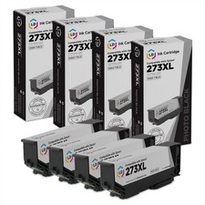 LD Replacement Epson T273XL120 / T273120 Set of 4 HY Photo Black Ink Cartridges picture