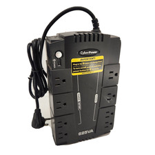 CyberPower CP625HG 625VA/375W 8 Outlets Battery Back-Up System | Untested picture