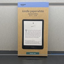 Amazon Kindle Paperwhite Signature Edition 32GB Gen 12 Metallic Jade NEW SEALED picture