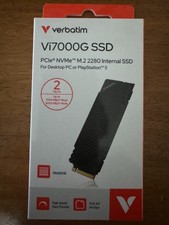 Verbatim Vi7000G 2TB NVMe PCIe M.2 2280 Internal SSD with Heatsink for PS5 & PC picture