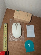 Jelly Comb MS001 2.4G Wireless Mouse White Plug & Play Silent picture