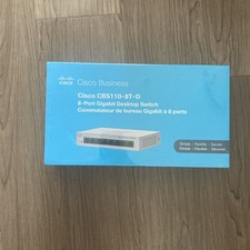 Cisco Business CBS110-8T-D Unmanaged Switch, 8 Port GE, Desktop, Squeezed Box picture
