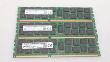 Lot 3x 16GB (48GB) Micron MT36JSF2G72PZ-1G6E1FF PC3-12800R DDR3 RDIMM Memory picture