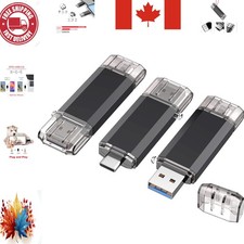 3 Pack 32GB USB C Flash Drives – Dual OTG & USB 3.0 for Ultimate Flexibility picture