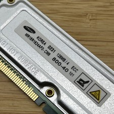 128MB Samsung Desktop Modules 800-40 184 pin RDram Memory Rambus ECC PR picture