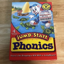 Jump Start Phonics VTG CD (2000) Age 3-6 New Old Stock Fast Ship picture