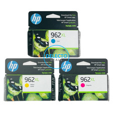 GENUINE 3-PACK HP 962XL C/M/Y COLOR INK OFFICEJET PRO 9010 9015 SEALED 10/2026+ picture