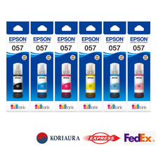 Epson 057 NEW Genuine Ink Bottle 6 Color Set 70ml for L8050 L18050 Printer picture