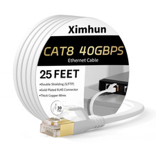 Cat 8 Ethernet Cable 25Ft, High-Speed Internet Cable Network Cord with RJ45 picture