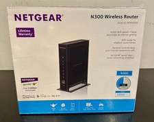 Netgear N300 300 Mbps 4-Port 10/100 Wireless N Router (WNR2000) *NEW/SEALED* picture