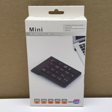 Mini USB Wired Numeric Keypad Black Portable Plug & Play English QWERTY picture