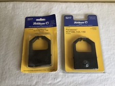Vintage Mixed Lot Of 2 NOS Pelikan Black Fabric Cartridge Ribbon Made In Japan picture