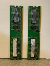 ✅ 2x 1Gb (2Gb Total) HP 404574-888 HYNIX HYMP112U64CP8-S6 1Rx8 PC3-6400U-666-12 picture