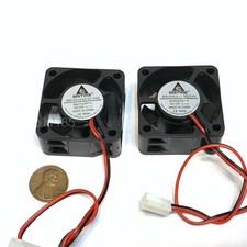 2 Pieces Fan 12v mini 40mm x 20mm 2pin 4020 dc mini micro brushless cooling picture