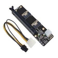 GEN4 For Network SlimSAS 8i x2 to PCIe4.0 x16 Slot Adapter SFF8654 Riser Card picture