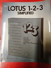 LOTUS 1-2-3 SIMPLIFIED by David Bolocan picture