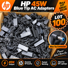 LOT100 Genuine HP 9.5V 2.31A 45W AC Adapter Charger HP Pavilion Laptop Blue Tip picture