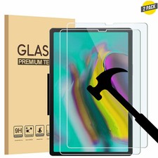 (2 Pack) Galaxy Tab S6 Tempered Glass Screen Protector for Samsung Tab S6 10.5