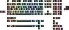 Glorious Aura V2 PBT Pudding Keycaps for Mechanical Keyboards - Black RGB - ANSI picture