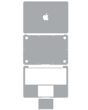 4in1 (Top, Bottom, Keyboard, Trackpad) Skin Macbook Air 11