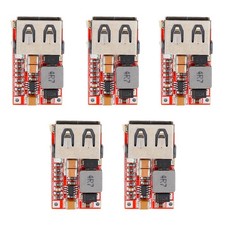 USB Charger Buck Modules 5Pcs Durable Red Pcb Dc-Dc Down Car Charging Module picture