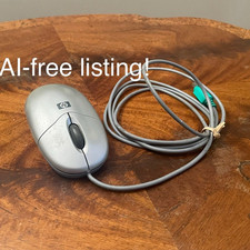 HP M-SBF96 Wired PS/2 Optical Mouse 800 DPI 3-Button Scroll Wheel Gray picture