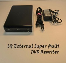 LG External Super-Multi DVD Rewriter GSA-E60N USB 2.0 Drive with power adapter  picture