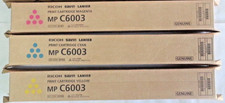 Genuine Ricoh Savin Lanier Toner 3pk MP C6003 MP C5503 MP C4503 MP C6004 picture