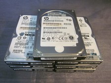Lot 7 HP 599476-001 300GB 6G 10K SFF 2.5'' SAS Dual Port Enterprise Hard Drives picture