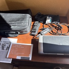 HP Deskjet 460 Portable Inkjet Mobile Printer AC Adaptor & Original Bag Manuals picture