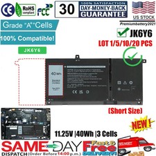 ✅LOT JK6Y6 Battery For Dell Inspiron 5300 5301 5401 5402 5408 5501 5502 40Wh US picture