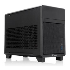 Thermaltake TR100 COMPACT MINI-ITX MINI TOWER CASE, CA-11A-00S1NN-00 (BLACK) picture