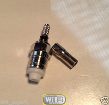 1 x FME Female plug crimp for RG316 RG174 RG179 LMR100 Cable Straight Coonector picture