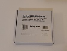 TRIPP LITE USB to RJ45 Cisco Serial Console Rollover Cable 6ft U209-006-RJ45-X picture