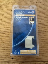 Leviton Blank QuickPort Insert 20 Pack Light Almond picture