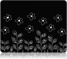 Flower Theme Mouse Pad - Non-Slip, Waterproof, 12x10 in for Gaming & Work picture