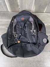 SwissGear 1186 Bungee Backpack Black/Grey 17” picture