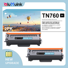 TN760 TN-760 TN730 2Black Replacement For Brother Toner HL-L2325DW MFC-L2T10DW picture