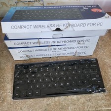 Macally Wireless Keyboard Full Size for Windows Black New In Box  picture