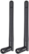 2x Bingfu Dual Band WiFi Antenna 3dbi MIMO RP-SMA Male for WiFi Router Wireless picture