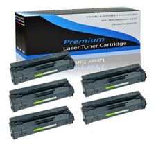 5PK Black C4092A 92A Toner Cartridge for HP LaserJet 3200m 3200se 1100 Printer picture