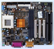 GA5SMM GA-5SMM gigabyte compaq logo system board 3 pci slots 2 isa slots 3 dimm picture