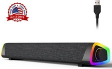 Altavoces De Ordenador Para Monitor De Juegos De Escritorio Con Bluetooth US New picture